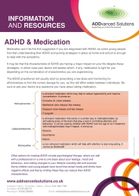 AS ADHD and Medication